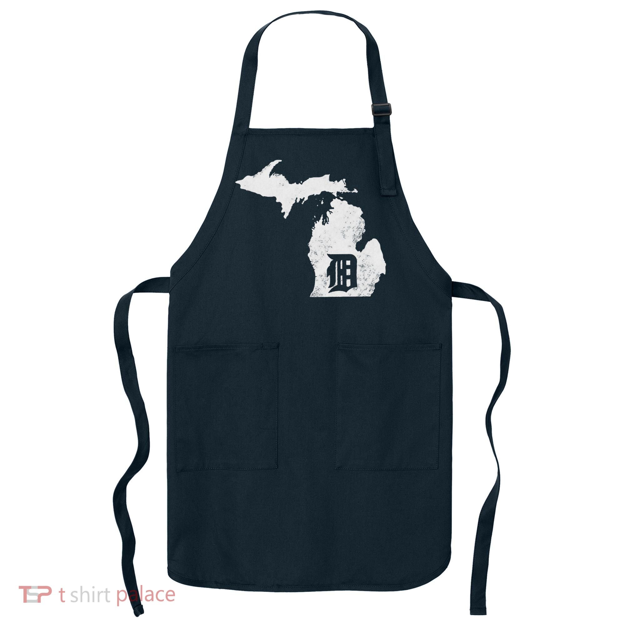 Detroit Michigan Motor City Midwest D Apron