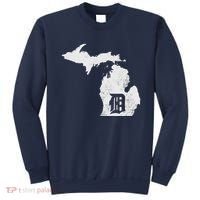 Detroit Michigan Motor City Midwest D Sweatshirt thumb 0