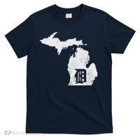 Detroit Michigan Motor City Midwest D T-Shirt thumb 0