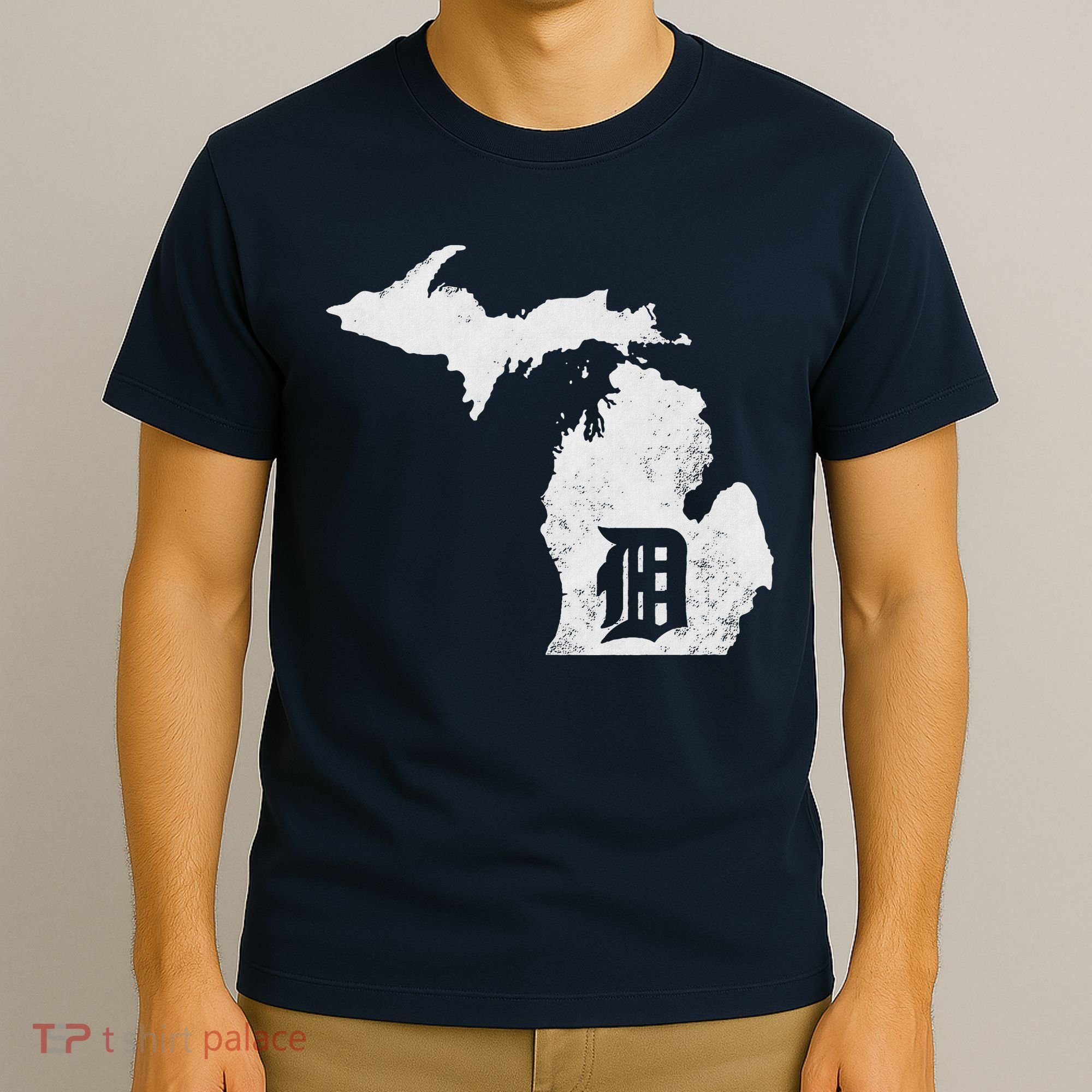 Detroit Michigan Motor City Midwest D T-Shirt