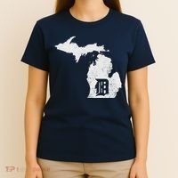 Detroit Michigan Motor City Midwest D T-Shirt thumb 4