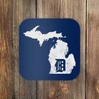 Detroit Michigan Motor City Midwest D Coaster thumb 0