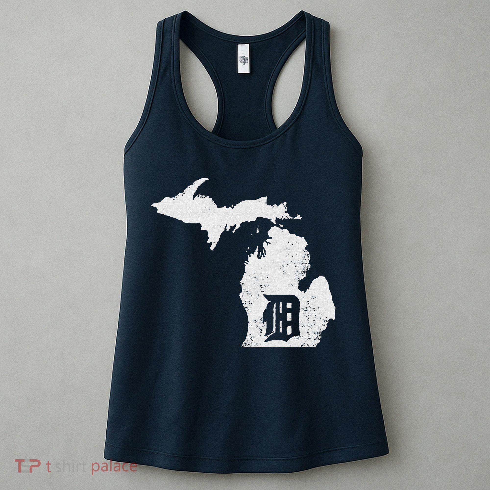 Detroit Michigan Motor City Midwest D Women's Tank Top