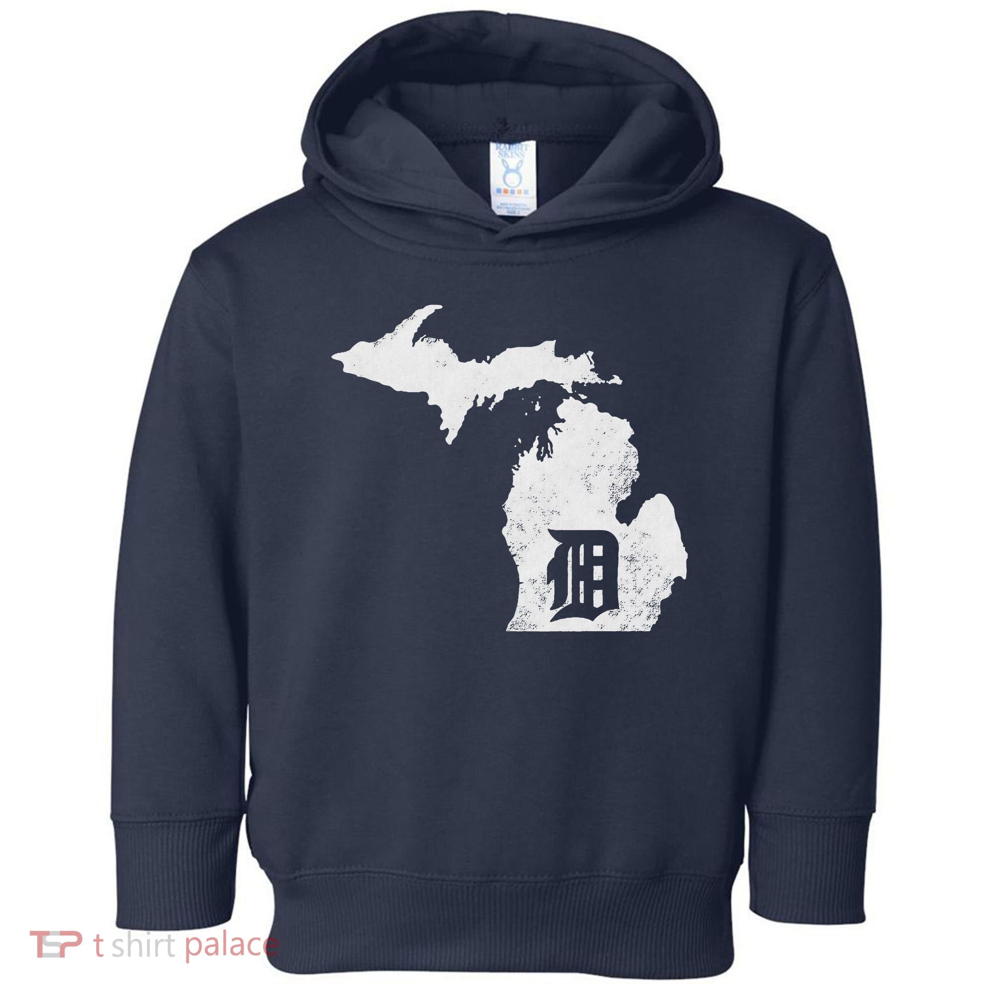 Detroit Michigan Motor City Midwest D Toddler Hoodie