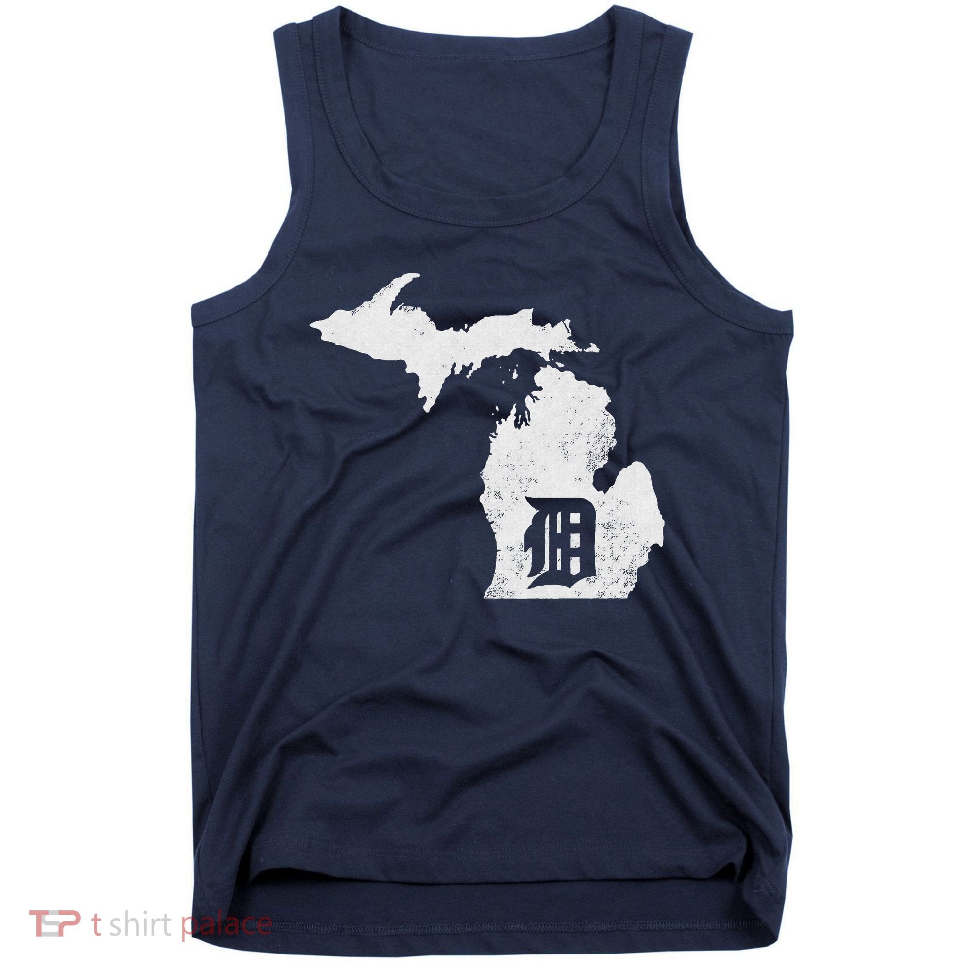 Detroit Michigan Motor City Midwest D Tank Top