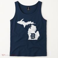 Detroit Michigan Motor City Midwest D Tank Top thumb 2
