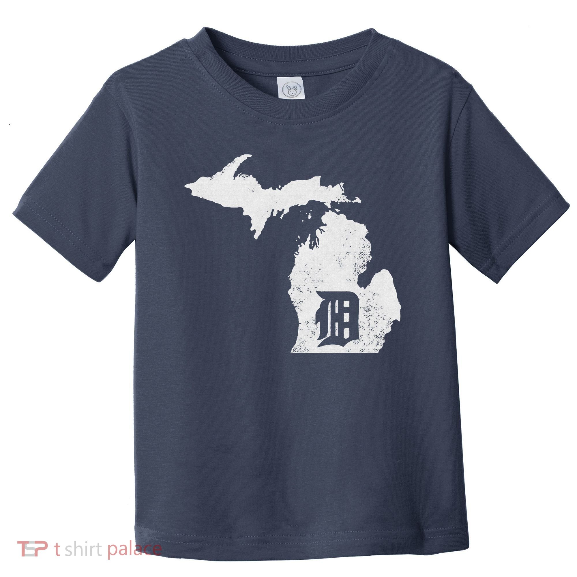 Detroit Michigan Motor City Midwest D Toddler T-Shirt