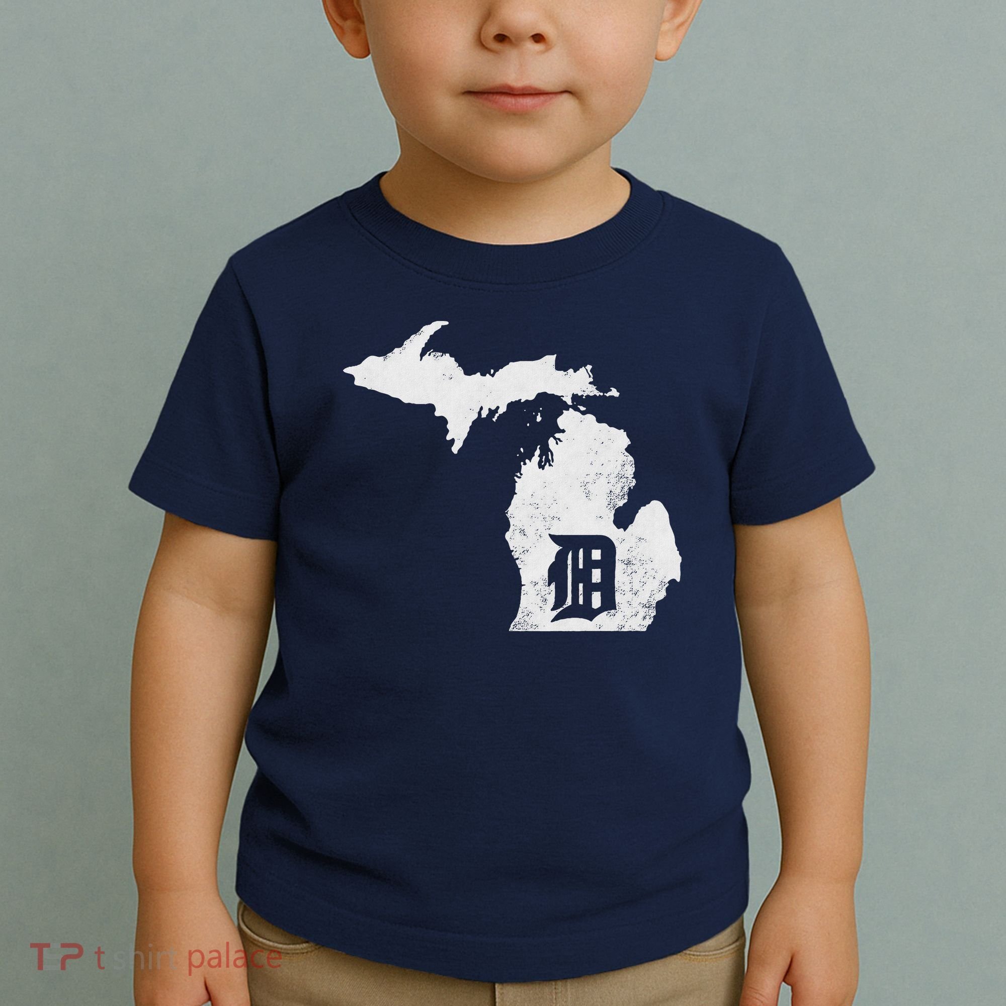 Detroit Michigan Motor City Midwest D Toddler T-Shirt