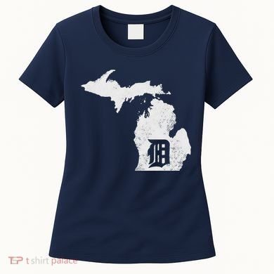 Detroit Michigan Motor City Midwest D Women's T-Shirt