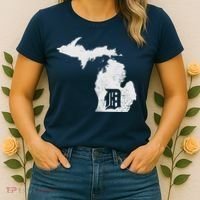 Detroit Michigan Motor City Midwest D Women's T-Shirt thumb 2