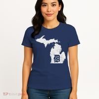 Detroit Michigan Motor City Midwest D Women's T-Shirt thumb 4