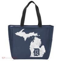 Detroit Michigan Motor City Midwest D Tote Bag thumb 0