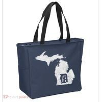 Detroit Michigan Motor City Midwest D Tote Bag thumb 2