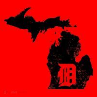 Detroit Michigan Motor City Midwest D Santa Hat thumb 1