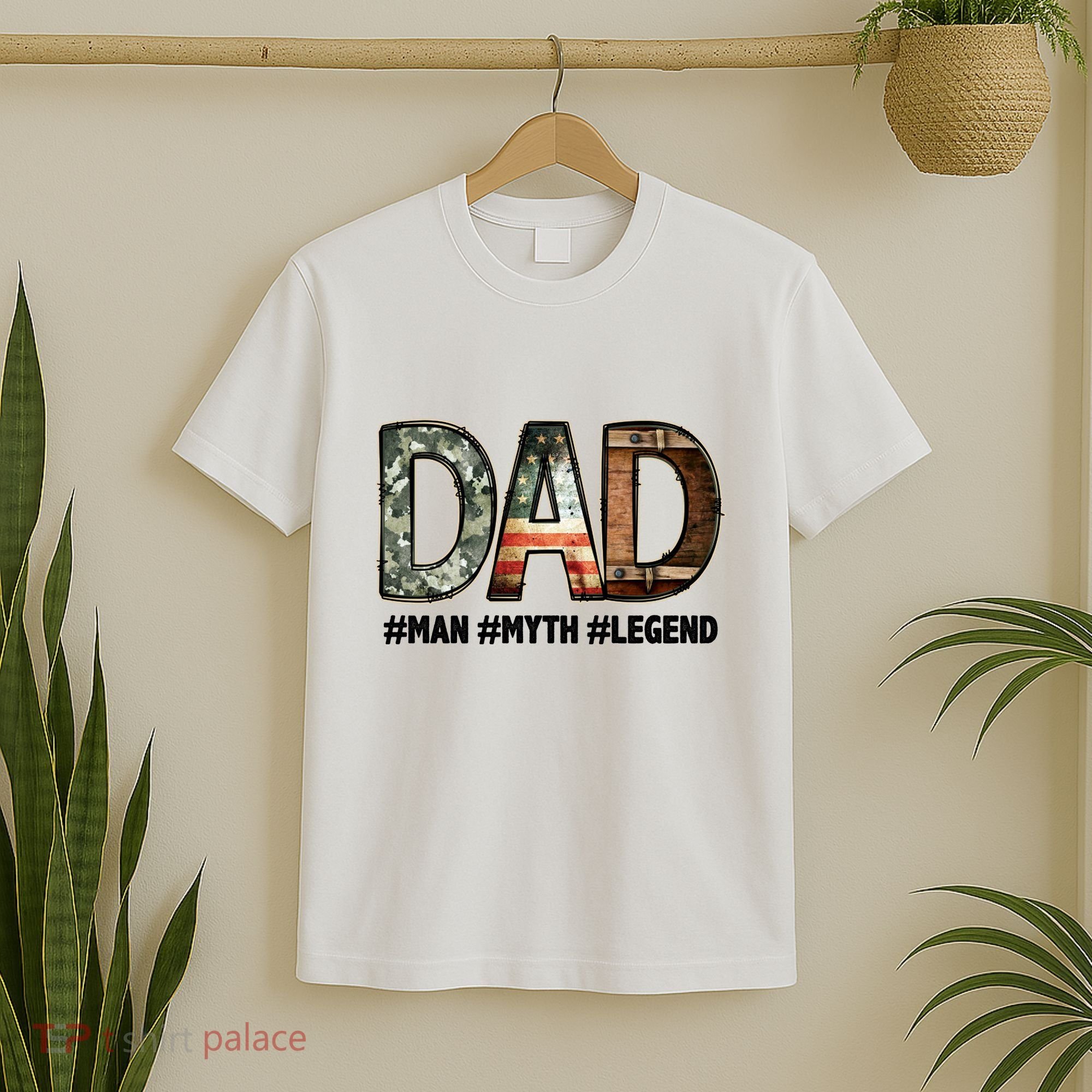 Dad Man Myth Legend Vintage T-Shirt