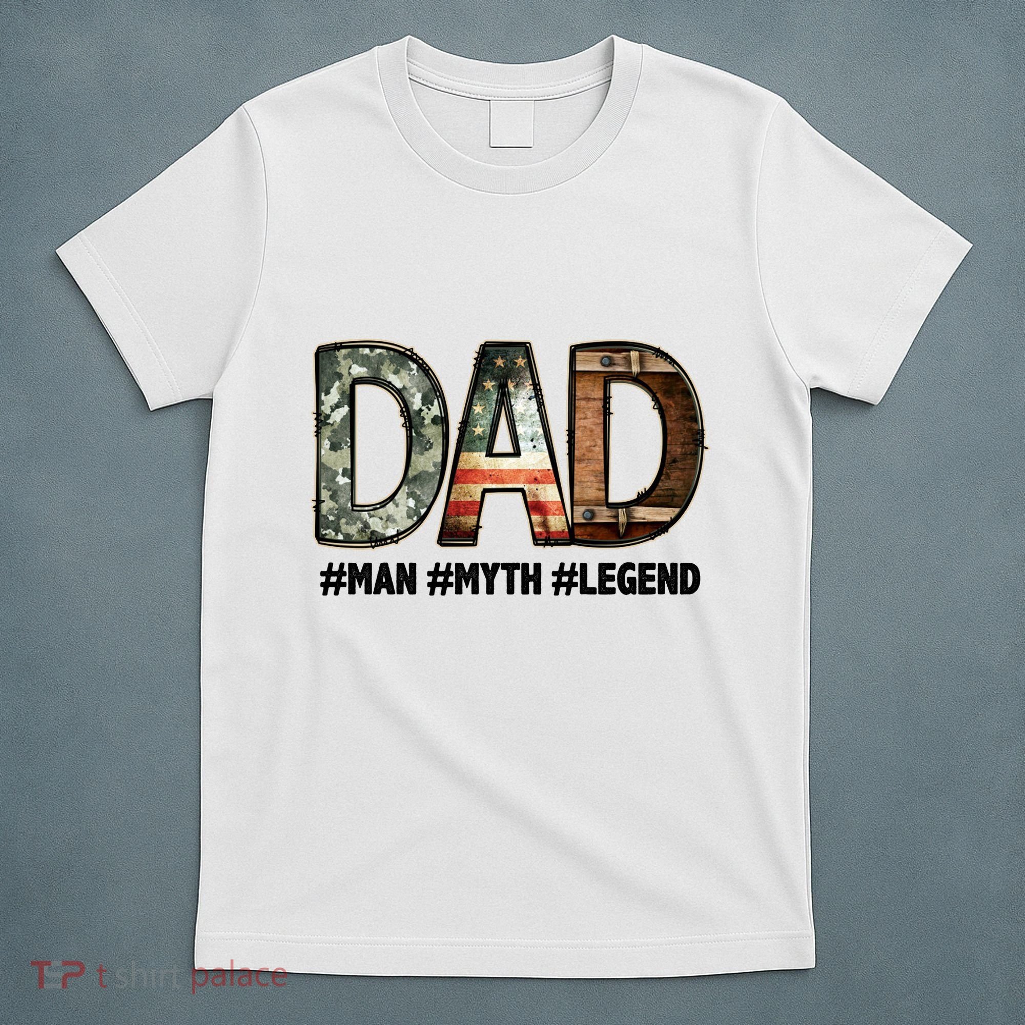 Dad Man Myth Legend Vintage T-Shirt