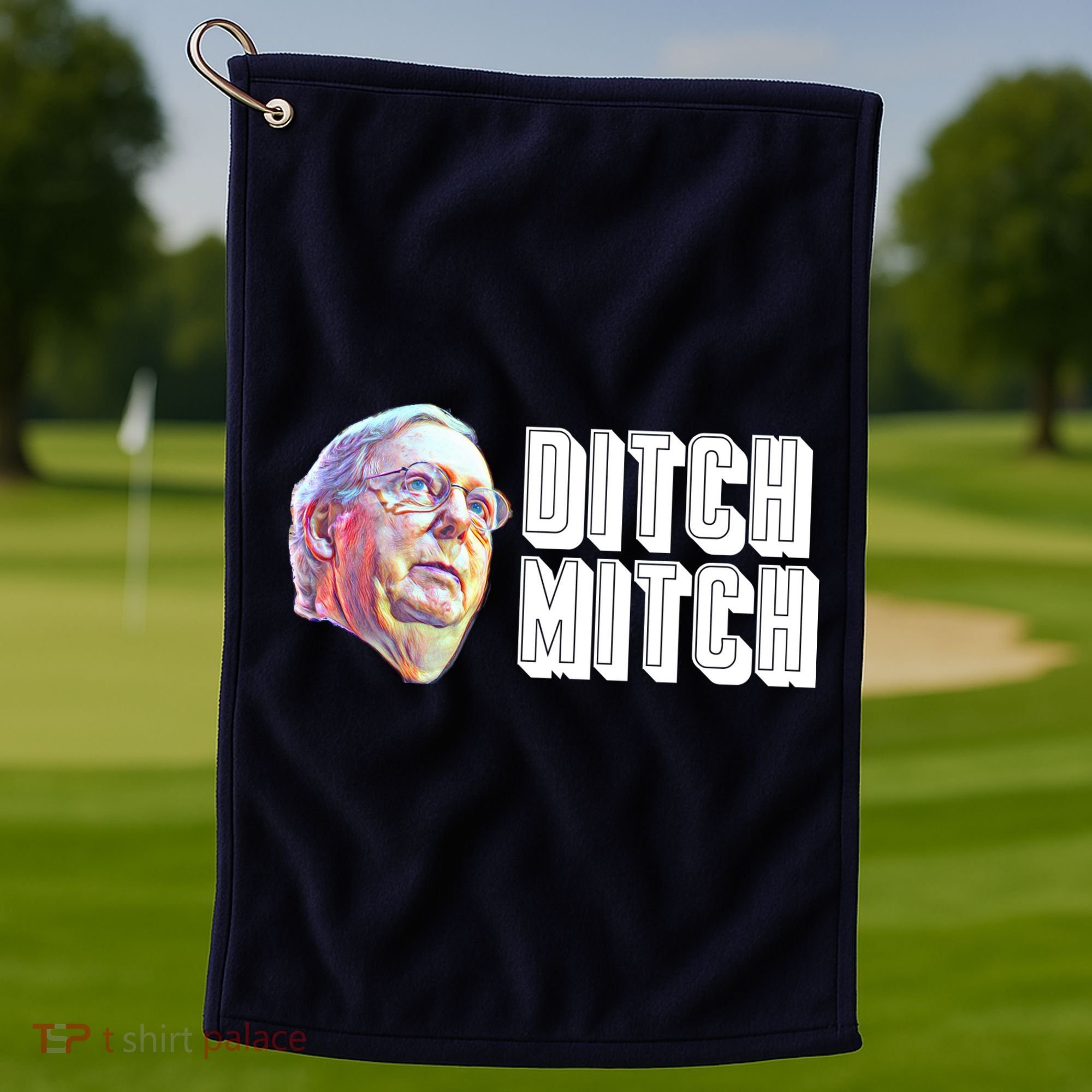 Ditch Mitch McConnell Golf Towel