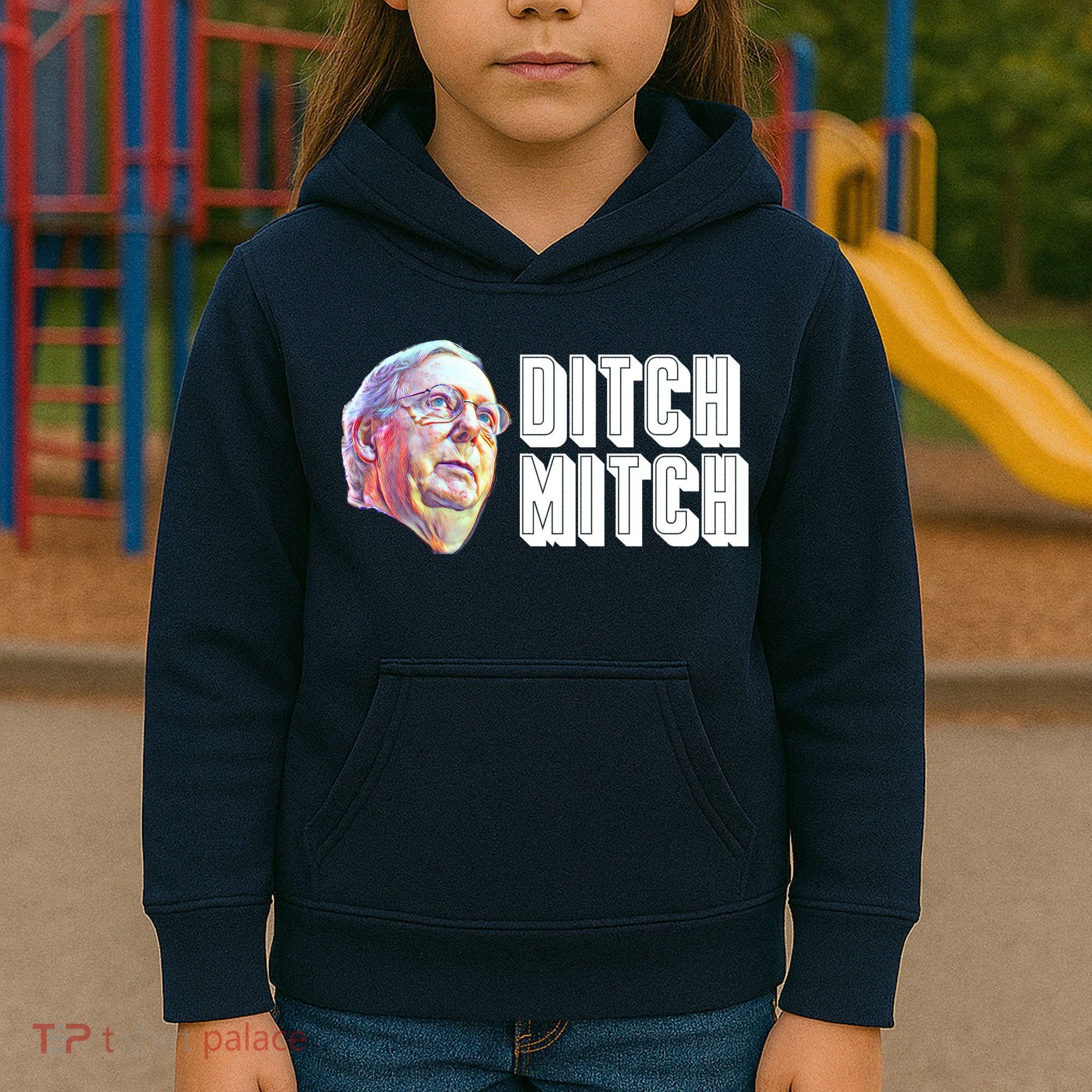Ditch Mitch McConnell Kids Hoodie