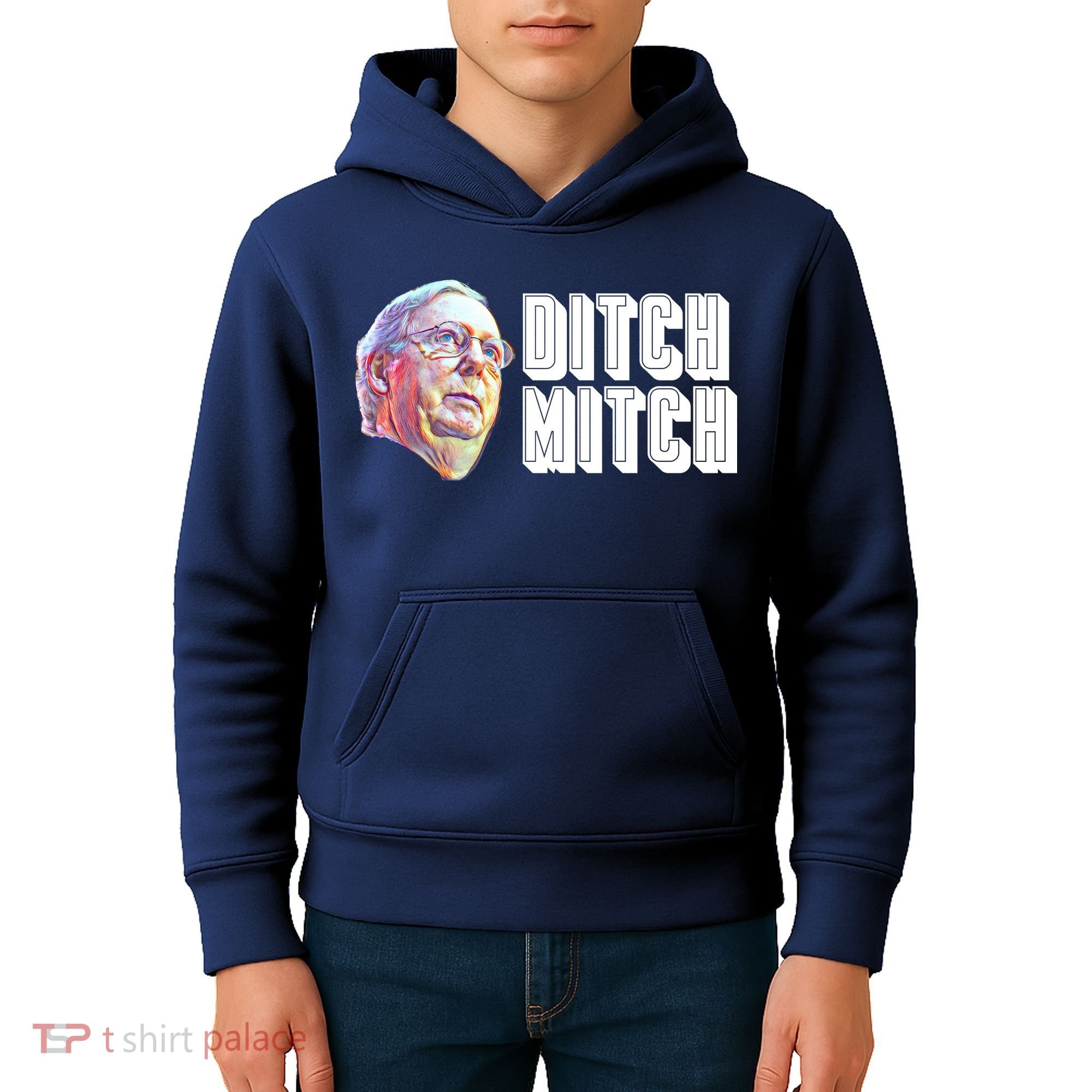 Ditch Mitch McConnell Kids Hoodie