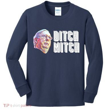 Ditch Mitch McConnell Kids Long Sleeve Shirt