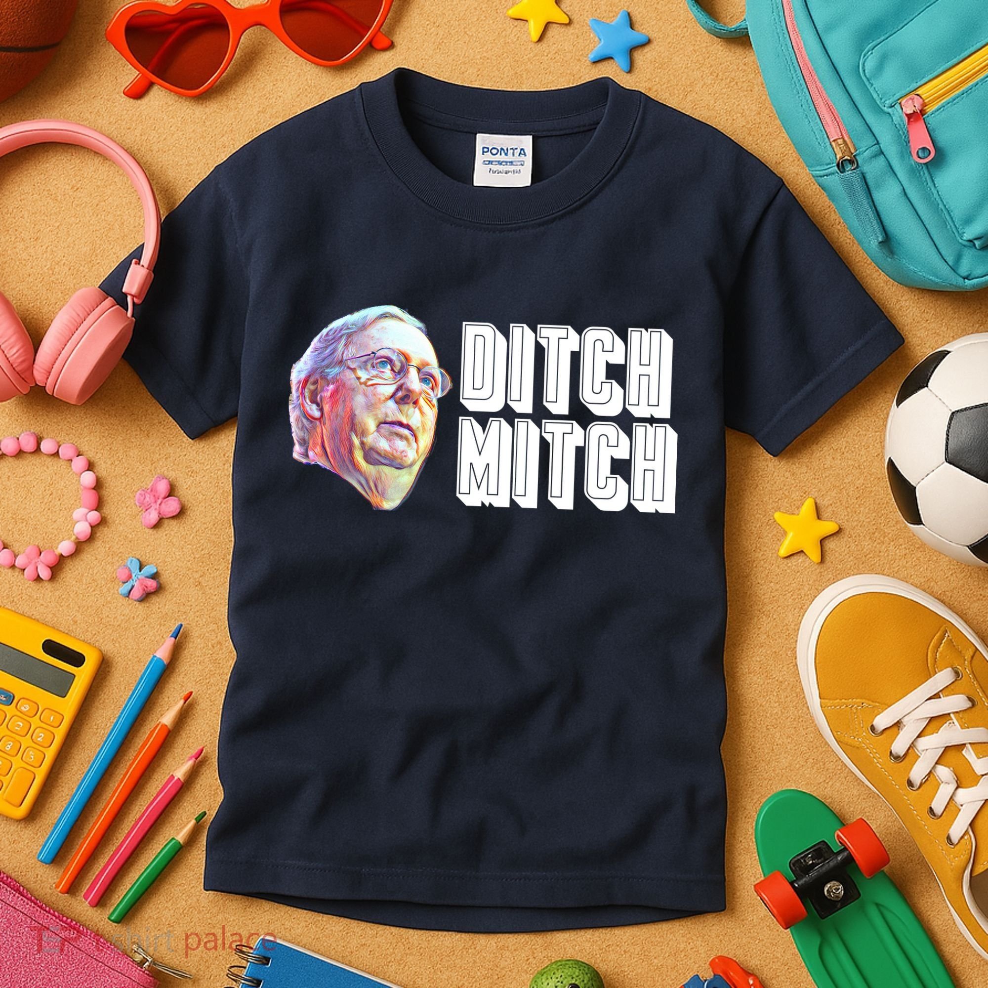 Ditch Mitch McConnell Kids T-Shirt