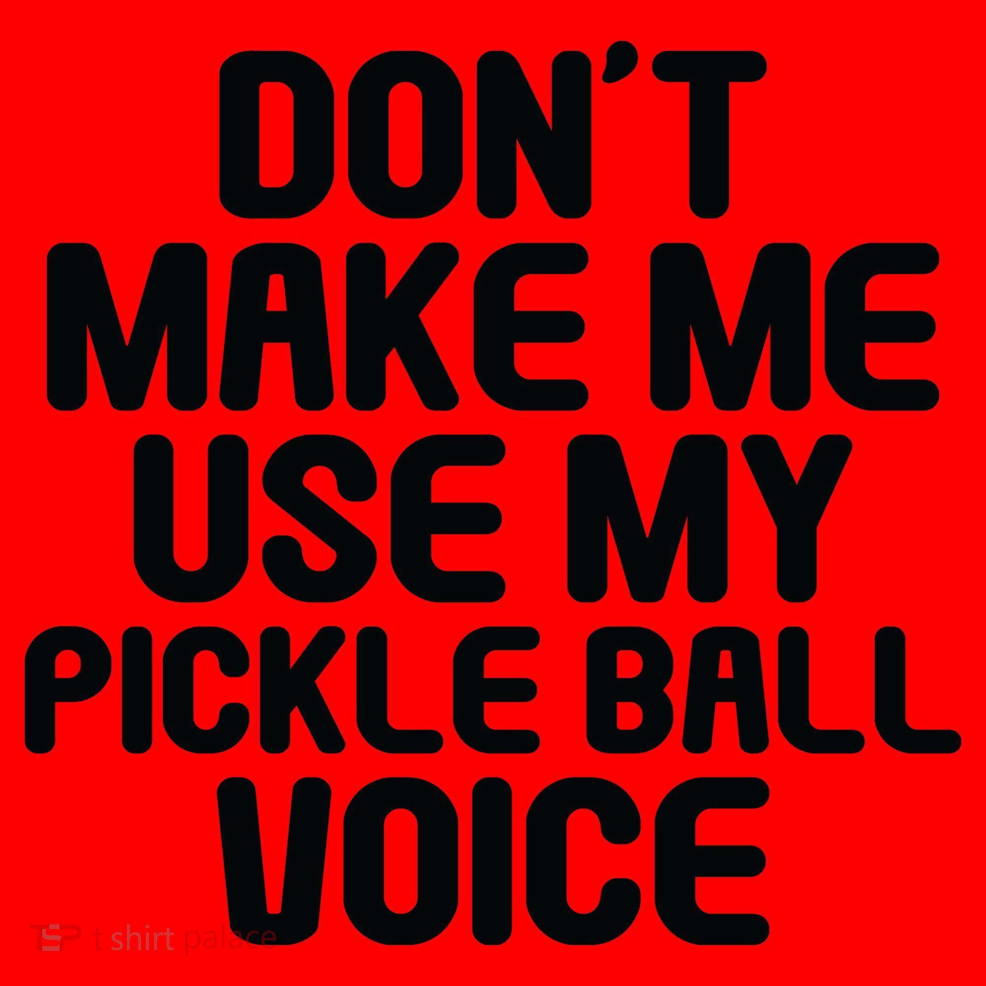 Don’t Make Me Use My Pickleball Voice For Pickleball Player Santa Hat