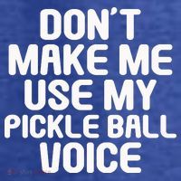 Don’t Make Me Use My Pickleball Voice For Pickleball Player Women's Hoodie thumb 2