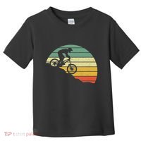 Downhill Mtb Mountain Bike Vintage Retro Mountain Bike Toddler T-Shirt thumb 0