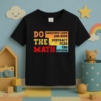Do Math Multiply Love Add Hope Subtract Fear End Division Toddler T-Shirt thumb 3