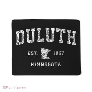 Duluth Minnesota Mn Vintage Athletic Sports Design Mousepad
