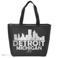 Detroit Michigan Mi Skyline Tote Bag thumb 0