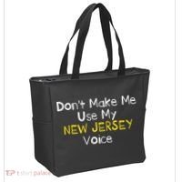 Don't Make Me Use My New Jersey Voice Tote Bag thumb 2