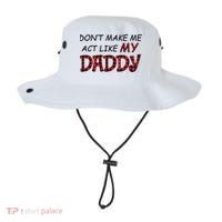 Don't Make Me Act Like Daddy Gift For Daughter Cute Gift Bucket Hat thumb 0