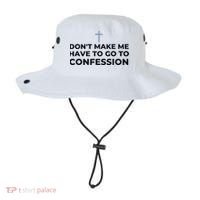 DonT Make Me Have To Go To Confession Catholic Funny Church Bucket Hat thumb 0