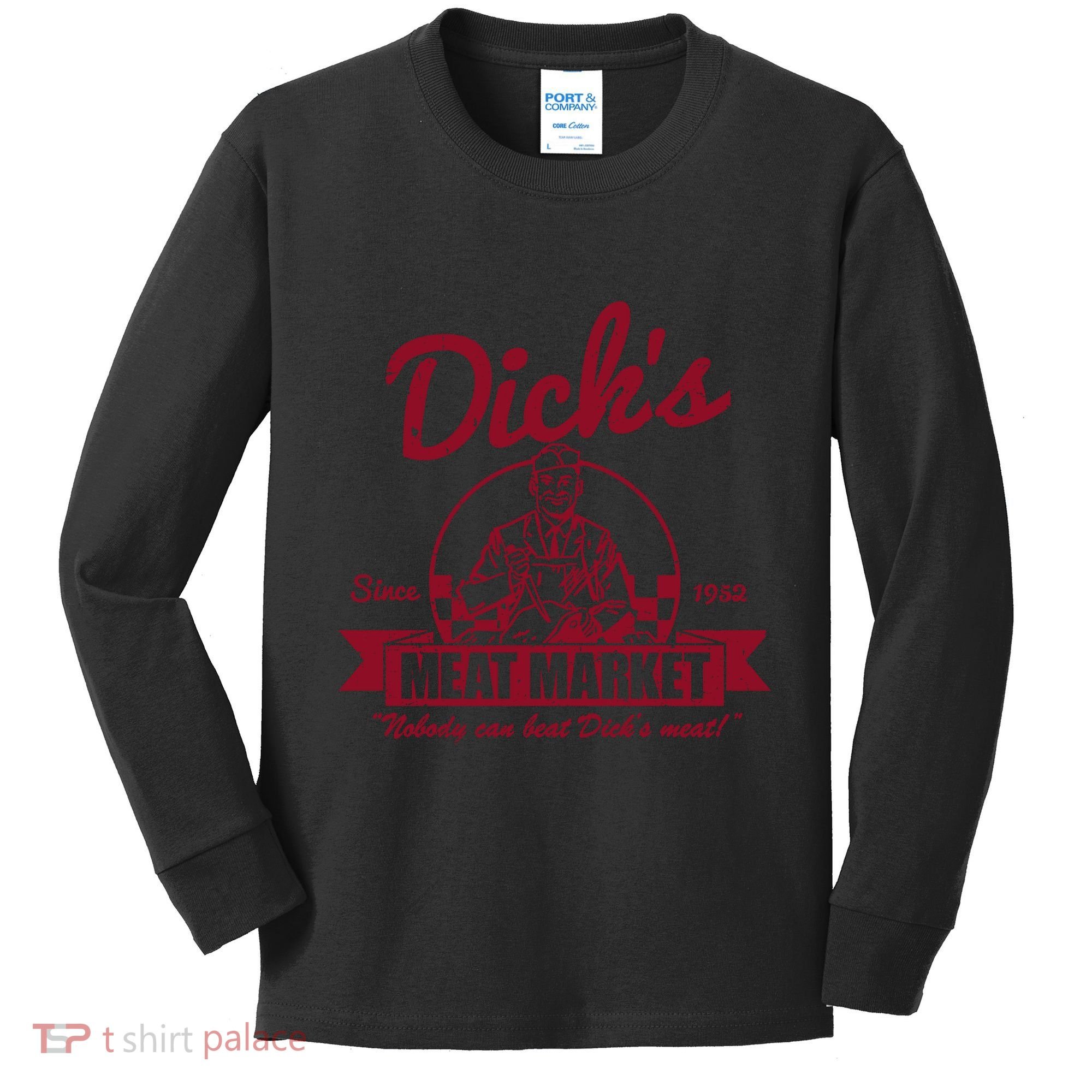 DickS Meat Market Kids Long Sleeve Shirt