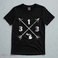 Detroit Michigan Mi Area Code 313 T-Shirt thumb 5