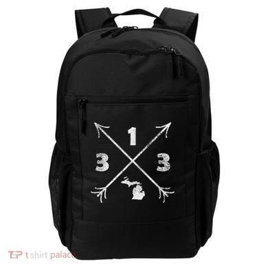 Detroit Michigan Mi Area Code 313 Backpack