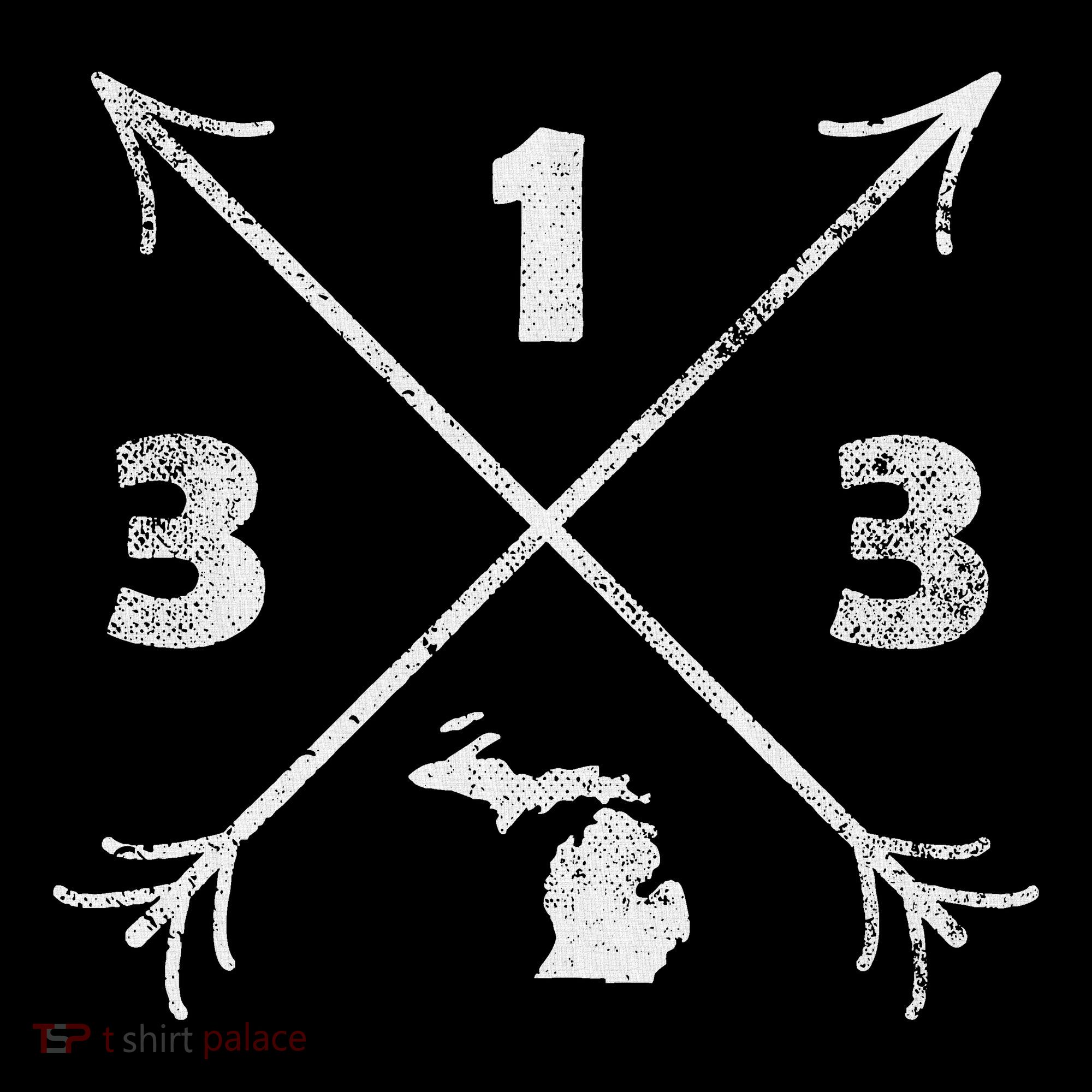 Detroit Michigan Mi Area Code 313 Button