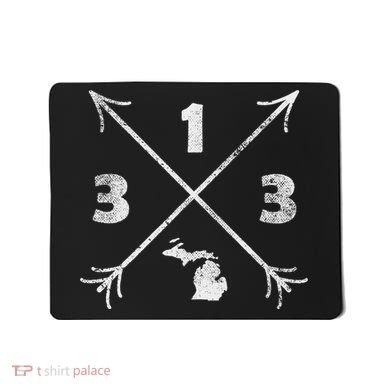 Detroit Michigan Mi Area Code 313 Mousepad