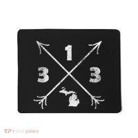 Detroit Michigan Mi Area Code 313 Mousepad thumb 0