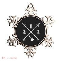 Detroit Michigan Mi Area Code 313 Ornament thumb 0