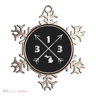 Detroit Michigan Mi Area Code 313 Ornament