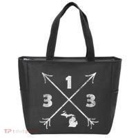 Detroit Michigan Mi Area Code 313 Tote Bag thumb 0