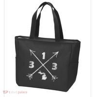 Detroit Michigan Mi Area Code 313 Tote Bag thumb 3