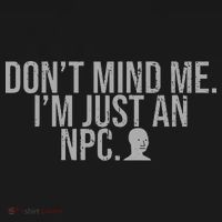 DonT Mind Me IM Just Npc Larp Rpg Gamer Video Game Lover Women's Hoodie thumb 2