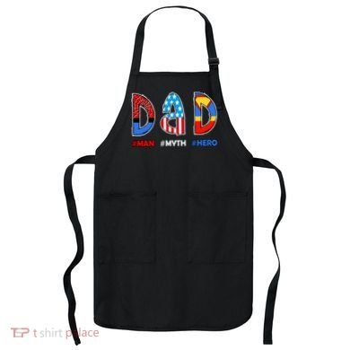 Dad Man Myth Superhero Apron
