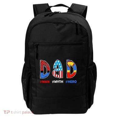 Dad Man Myth Superhero Backpack