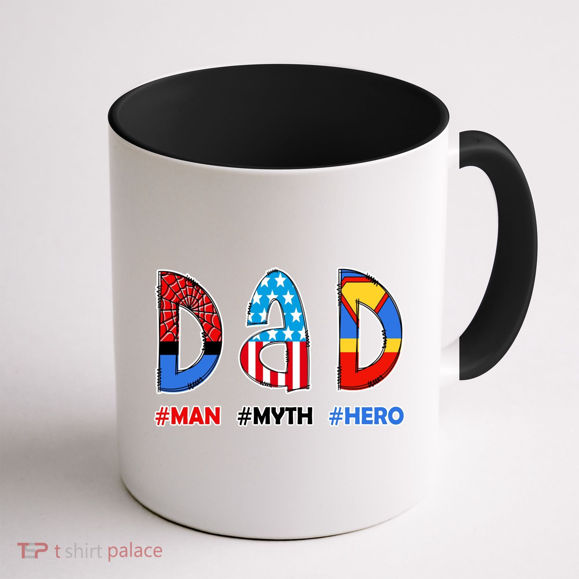 Dad Man Myth Superhero Coffee Mug