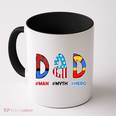 Dad Man Myth Superhero Coffee Mug