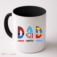 Dad Man Myth Superhero Coffee Mug thumb 0